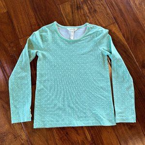 Matilda Jane green dot long sleeve shirt